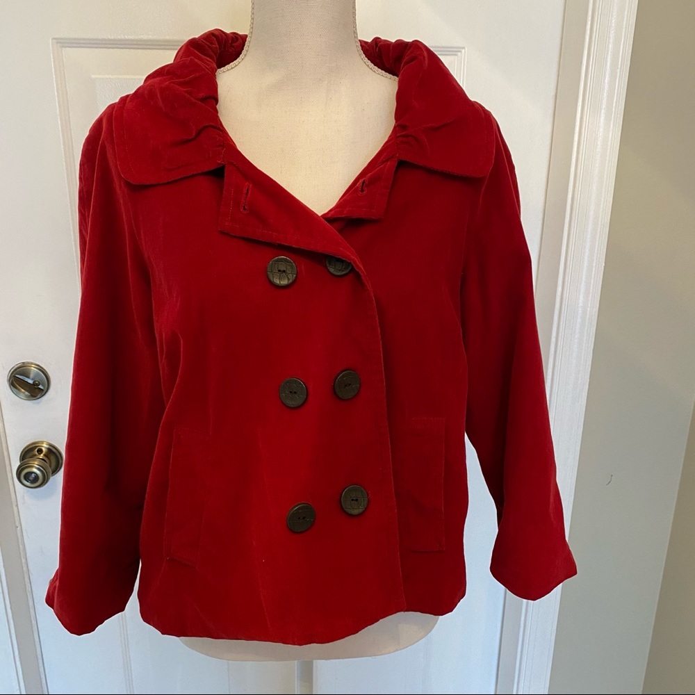 Sandro corduroy swing jacket